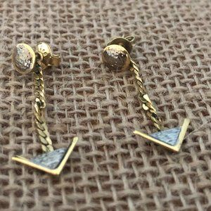 2-in-1 Arrow Stud Earrings